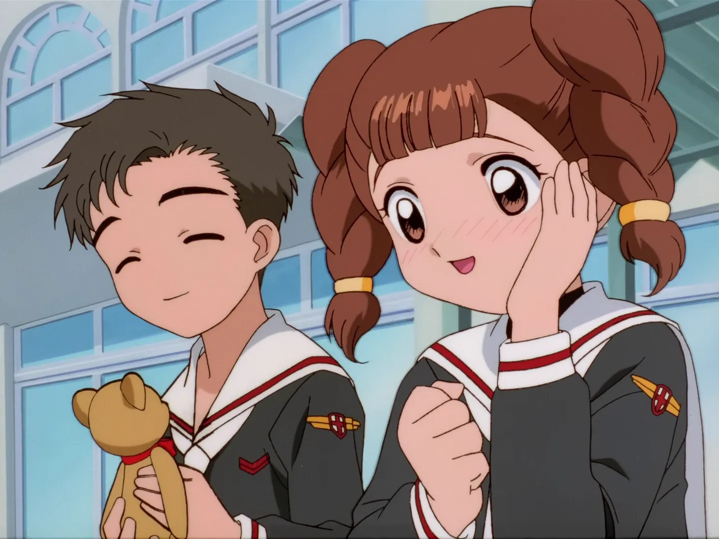 Sakura et le grand ours en peluche — capture 3