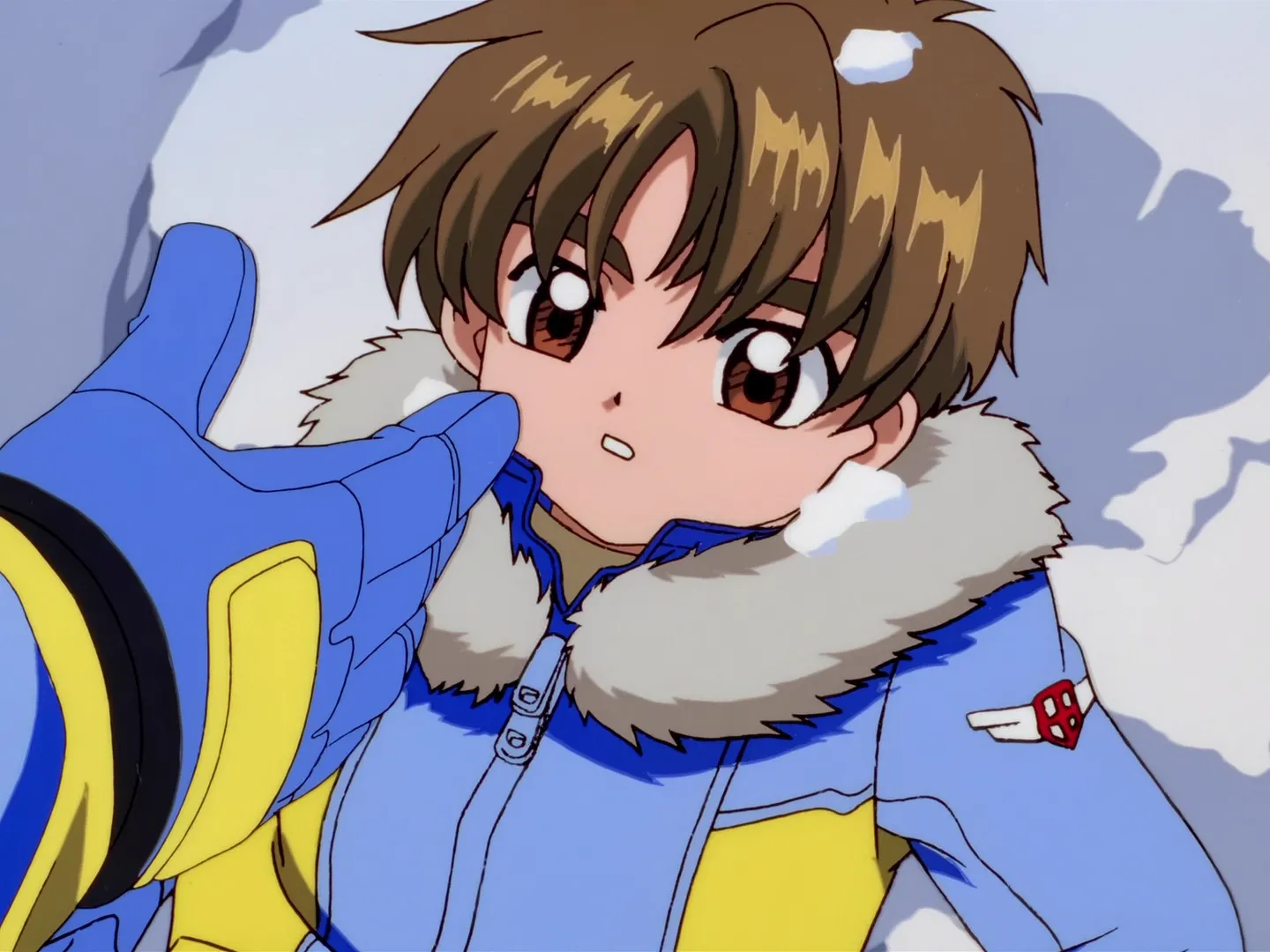 Sakura et le cours de ski enneigé — capture 2