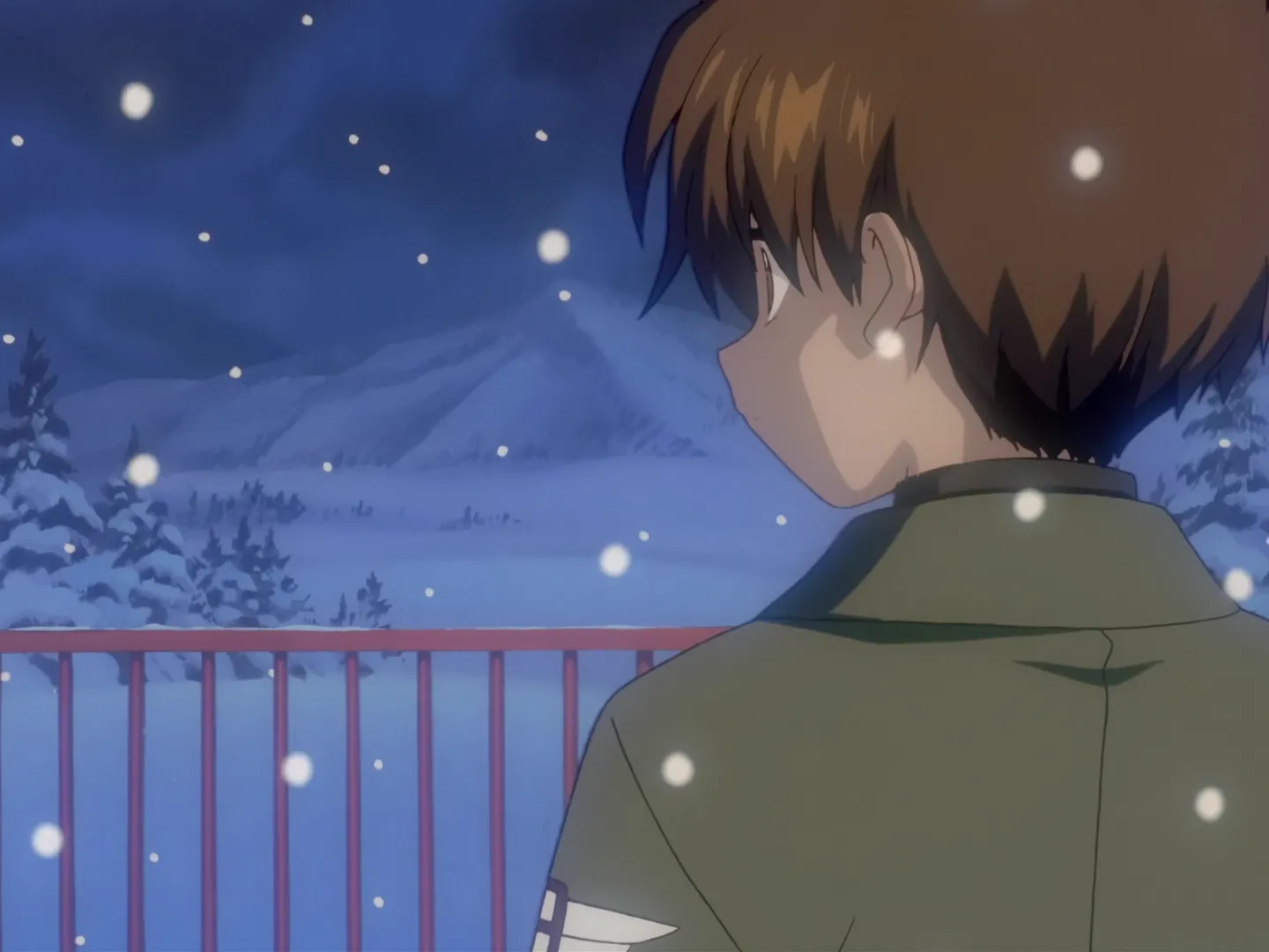 Sakura et le cours de ski enneigé — capture 18