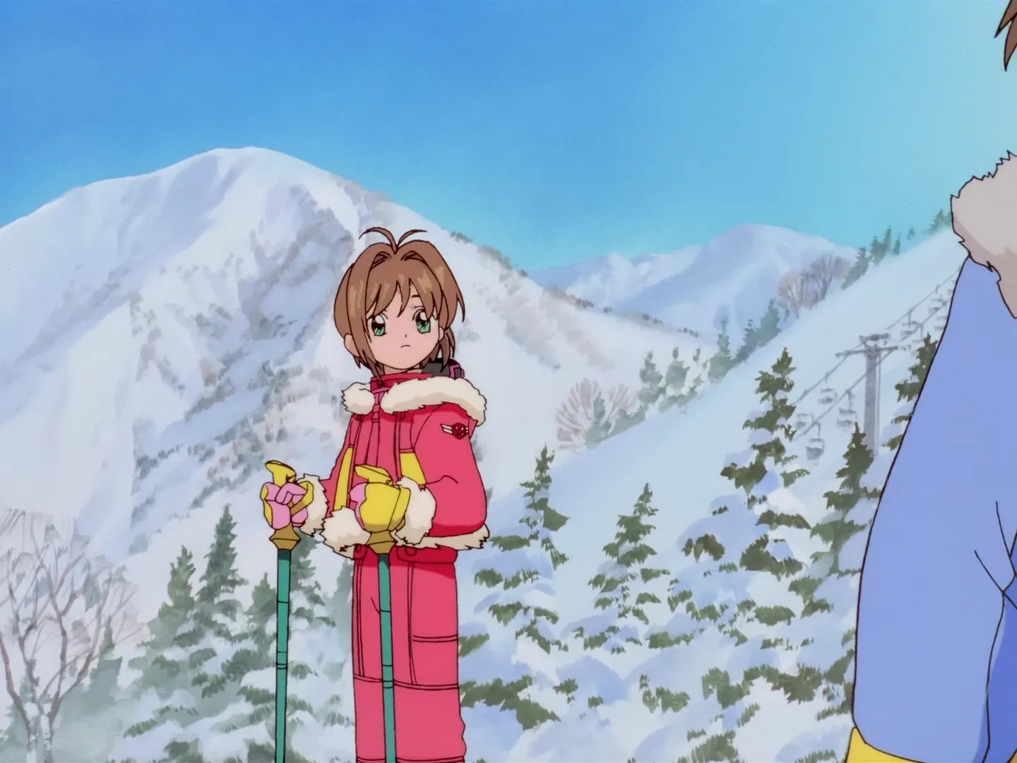 Sakura et le cours de ski enneigé — capture 23