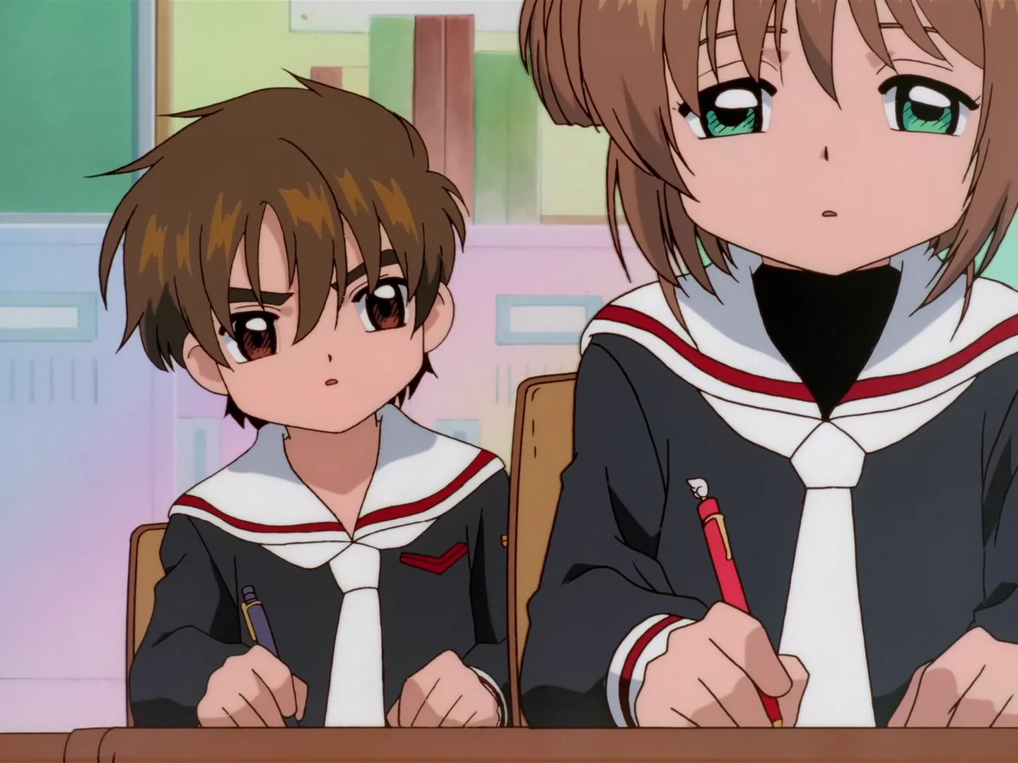 Sakura, Shaoran et le sanctuaire Tsukimine — capture 3
