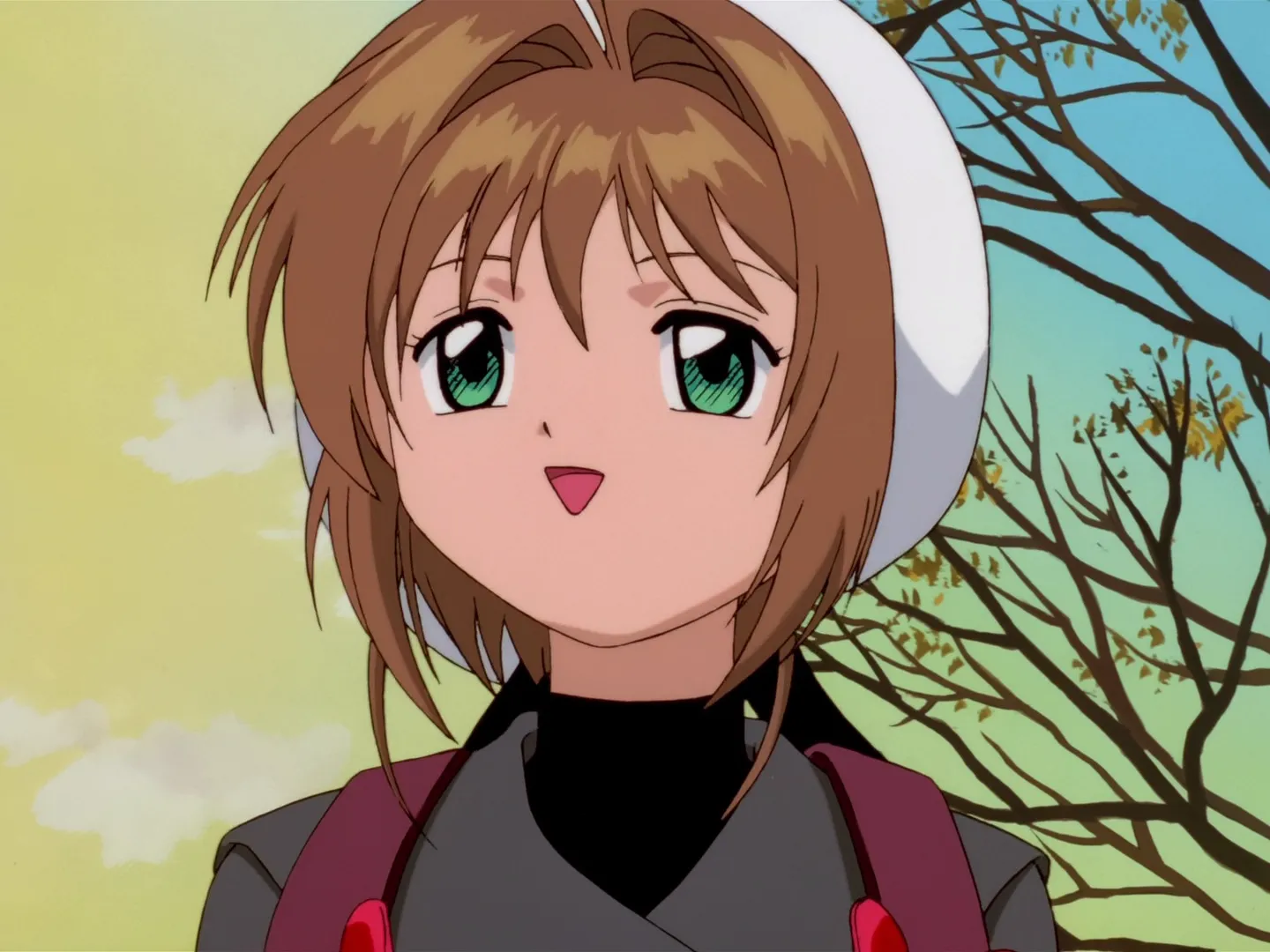 Sakura, Shaoran et le sanctuaire Tsukimine — capture 7