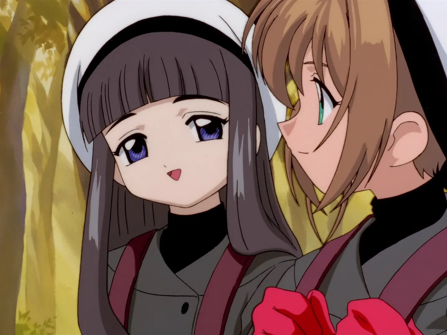 Sakura, Shaoran et le sanctuaire Tsukimine — capture 8