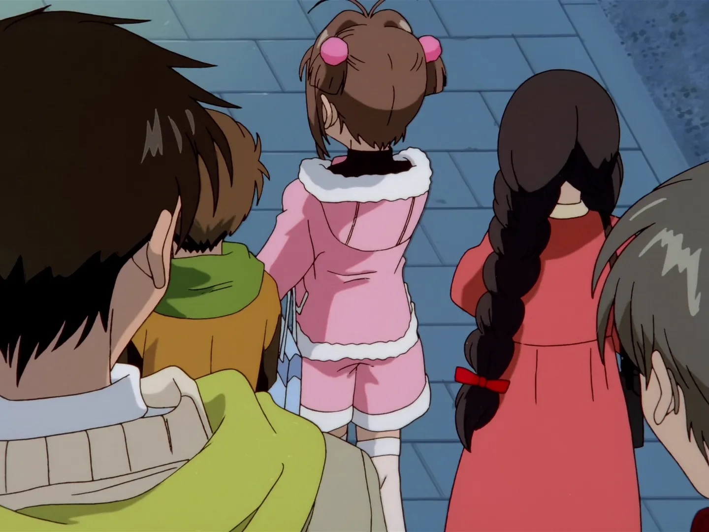 Sakura, Shaoran et le sanctuaire Tsukimine — capture 21
