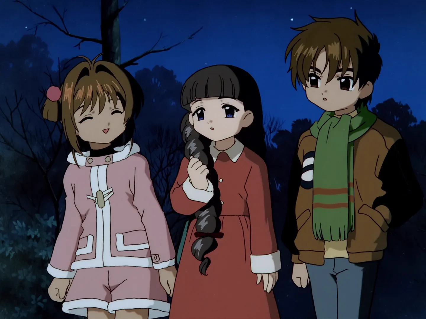 Sakura, Shaoran et le sanctuaire Tsukimine — capture 25