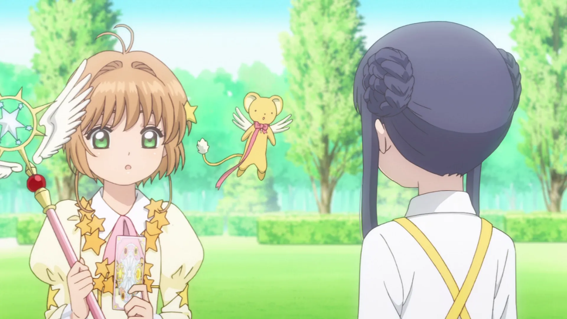 Sakura et une partie de chat dans le jardin — capture 10