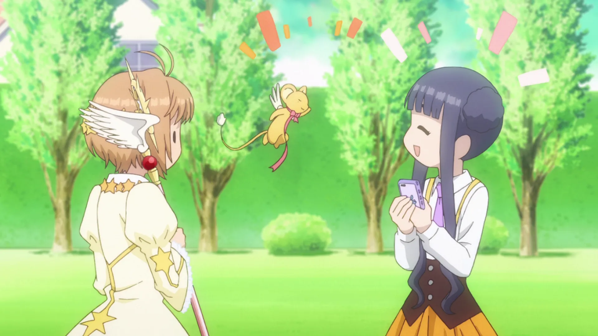 Sakura et une partie de chat dans le jardin — capture 11