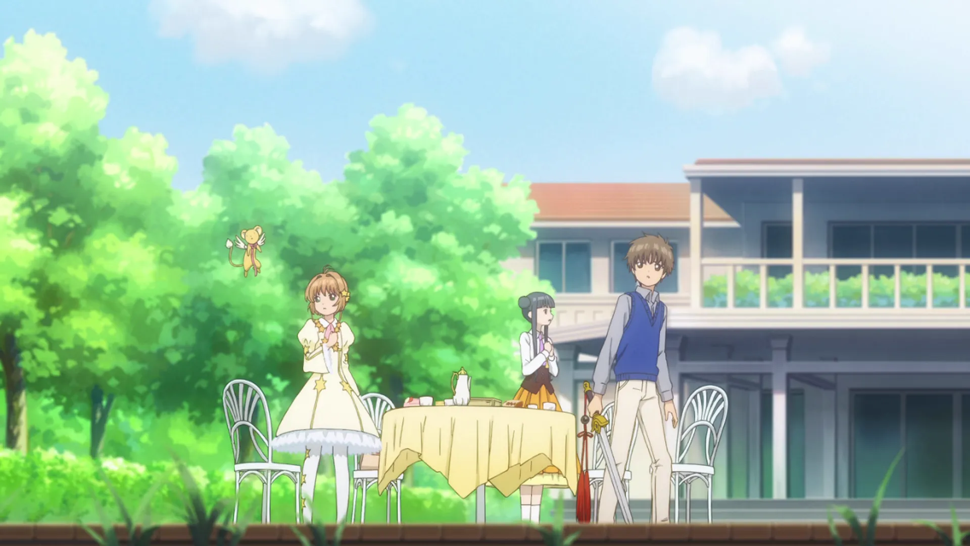 Sakura et une partie de chat dans le jardin — capture 21